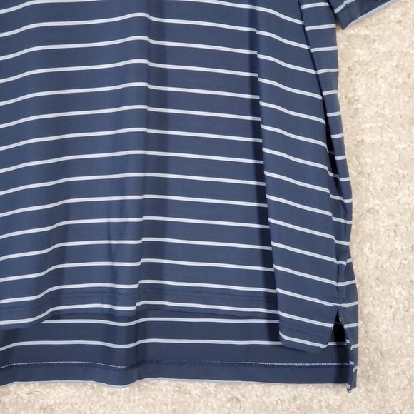 Peter Millar Men’s Summer Comfort Polo Shirt XL Stripe Logo Golf Casual - Picture 2 of 10